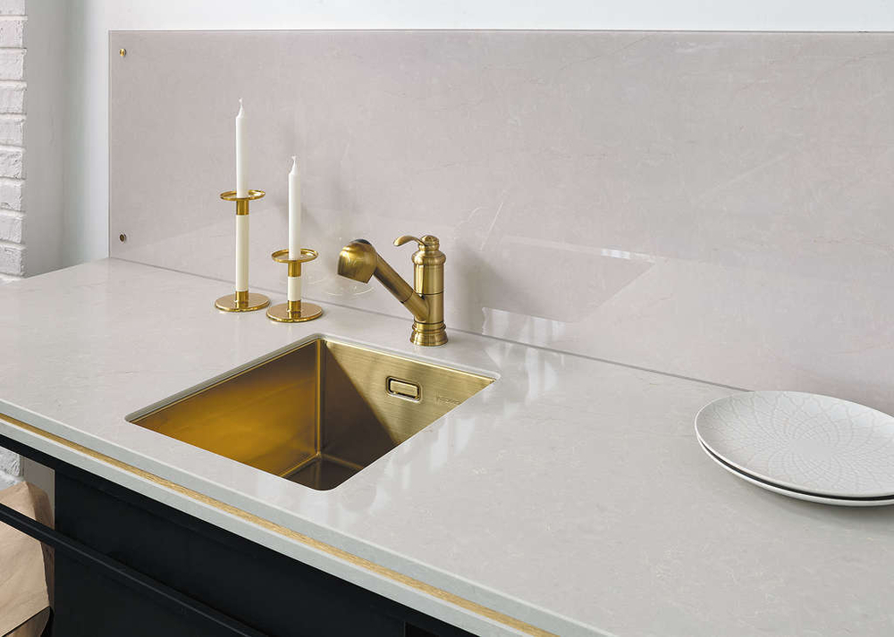 Мойка Omoikiri Taki 38-U/IF-LG нерж. сталь | Светлое золото