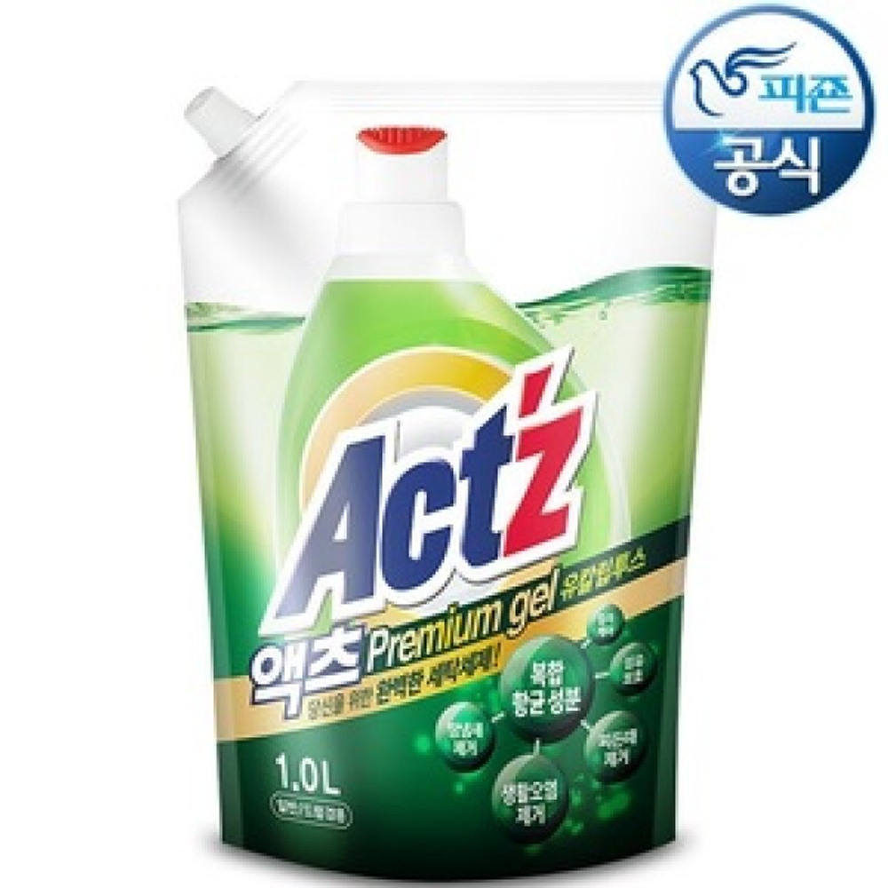 [Pigeon] ACT'Z Premium Gel Eucalyptus - Концентрированный гель для стирки с эвкалиптом, 1000 мл