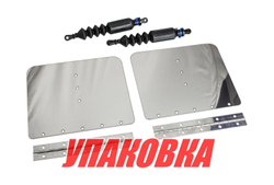 Комплект транцевых плит, размер 12х9, Nauticus (упаковка из 4 шт.)