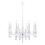 8260/8 MODERNI LN26 126 белый/хром, металл Люстра E14 8*40W 220V NANA