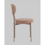 Стул Бриф DD велюр капучино каркас капучино муар 4 шт.