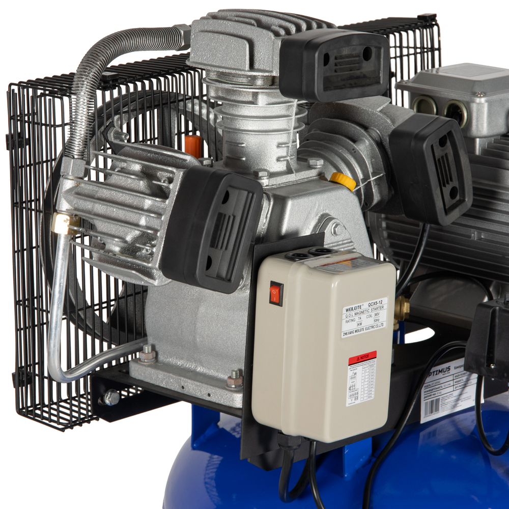 OPT-301558A Компрессор поршневой, вертикальный, 580 л/мин, 3 КВт, 380 В, ресивер 150 л