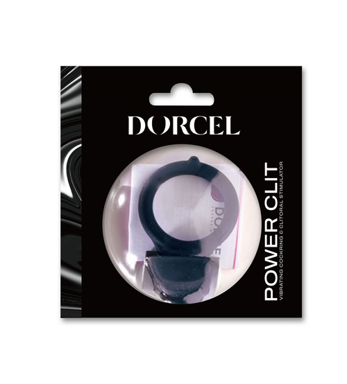 Эрекционное кольцо Dorcel Power Clit с вибрацией и язычком