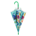 Зонт Динозаврики зеленый, д-50 см, длина 62 см, с-30187