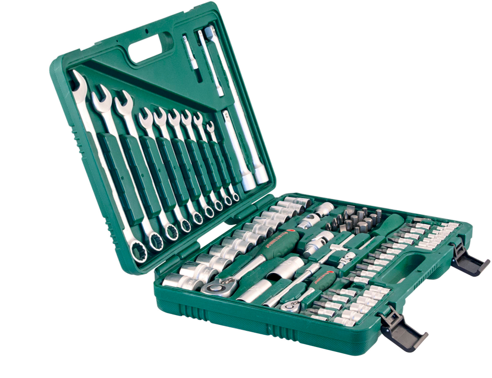 S04H52482S Набор инструмента универсальный 1/4", 1/2"DR, 82 предмета