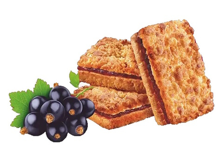 Сдобные палочки "Снежка" с черно-смородиновым джемом Тестори