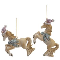 GAEM Фигурка декоративная подвесная "Лошадка", L9 W2,5 H8 см, 2в.