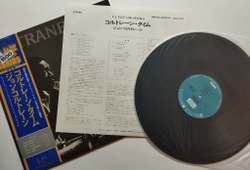 Винтажная виниловая пластинка LP John Coltrane Coltrane Time (Japan 1976) (Obi)