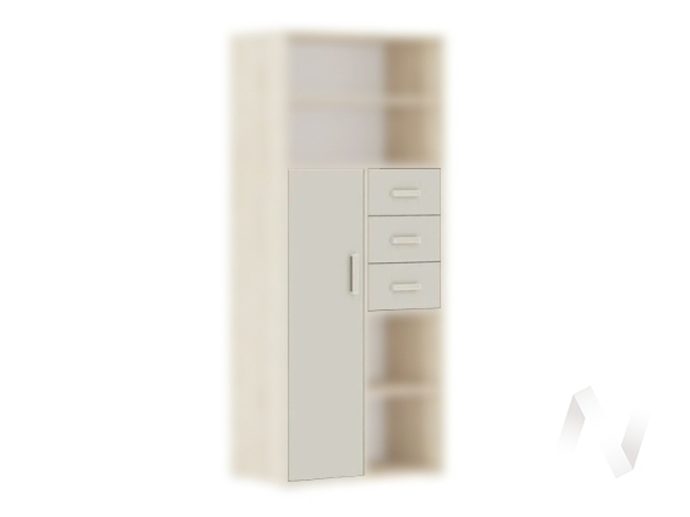 Стеллаж книжный/книжный малый фасад Детская Бланка (кашемир)