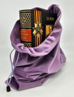 Бархатный мешочек с шнурком. Подарочные мягкие мешочки из бархата для книг. Большие размеры