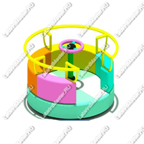Электрическая карусель детская 4KIDS "Весёлая вертушка"
