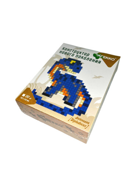 Конструктор 2D пластм. 397 дет. А5 "Диплодок"