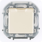 Розетка с заземлением IP44 со шторками с защитной крышкой 16А 250В слоновая кость Inspiria Legrand