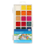 Акварель медовая "Классика" 21 цвет, без кисти, пластик (Гамма)