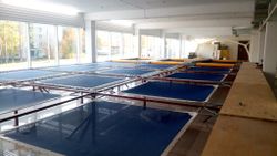 Батутная арена на стойках - с сетками, пружинами, матиками