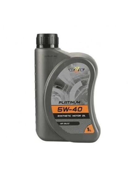 Масло WEZZER 5W40 SN/CF PLATINUM(1л.)
