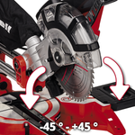 Пила торцовочная с протяжкой Einhell TC-SM 2131/1 Dual 1,8кВт 210х30мм