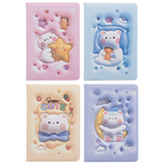 Блокнот Basir, формат А6, серия "Мишки", мягкая обложка, 80 листов, размер 17.5*13 см