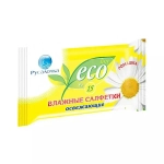 Салфетки влажные EСO LINE Ромашка 15 шт