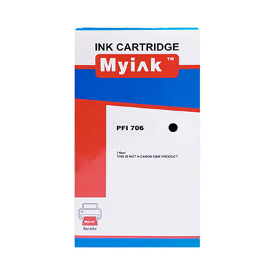 Картридж MyInk, аналог CANON PFI-706MBK для IPF 8400/8400S/8400SE/9400/9400S Matte Black (710 ml)