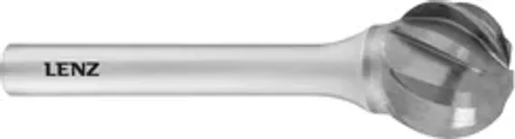 Борфреза твердосплавная Karnasch форма L, 3х14х3х38 мм, насечка HP-7 по алюминию, покрытие Black-Tec, арт. 11.5085-010