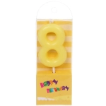 Свеча для торта Цифра Праздник «8» 9 см