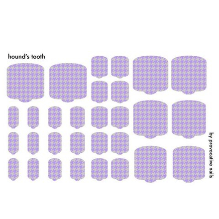 Пленка для педикюра Provocative hounds tooth