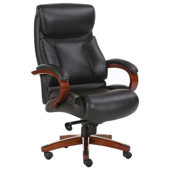 Кресло из натуральной кожи BRABIX PREMIUM &quot;Infinity EX-707&quot; черное