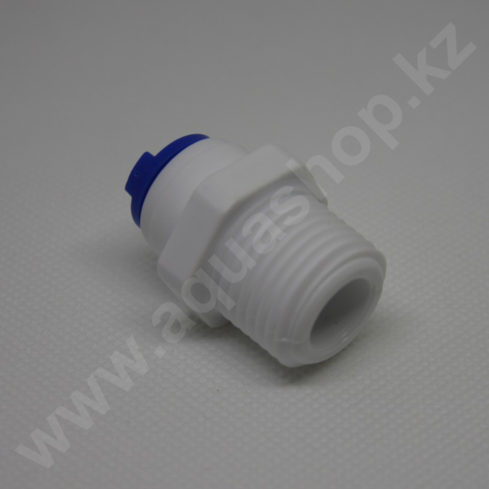 Переходник Трубка 3/8" (резьба папа 1/2") QT-22B