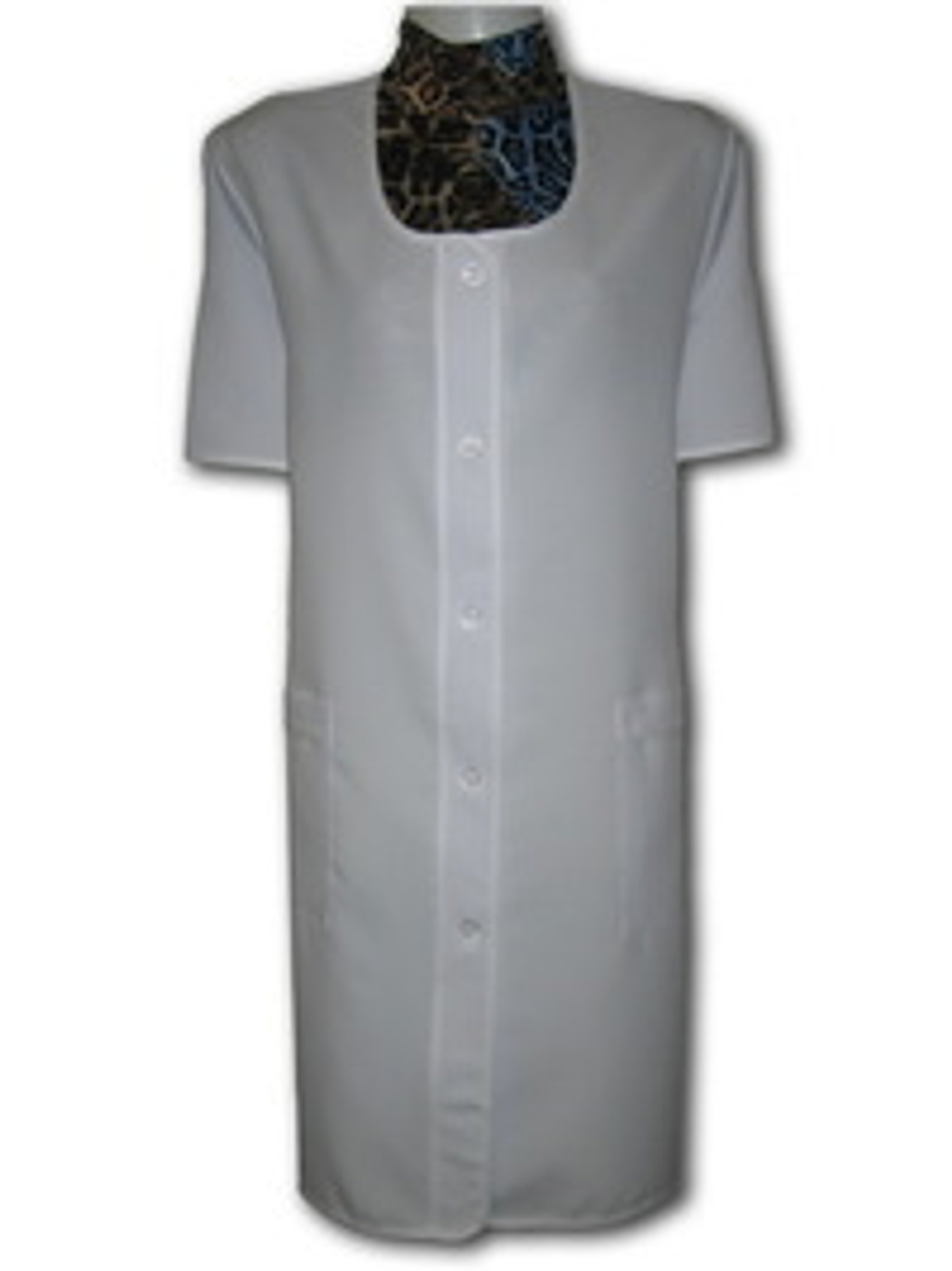 Халат "Пуговка"  Ткань Габардин