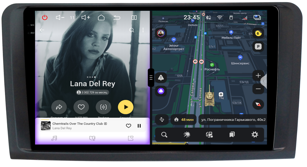 Магнитола для Mercedes-Benz ML (W164), GL (X164) 2005-2012 (матовая) - Redpower 85168M PRO/PROmax ТОП звук, 2K QLED, Android 14, CarPlay, 4G SIM-слот