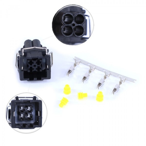 Разъем 357919754 4-х контактный датчика температуры и давления VAG (VOLTON)