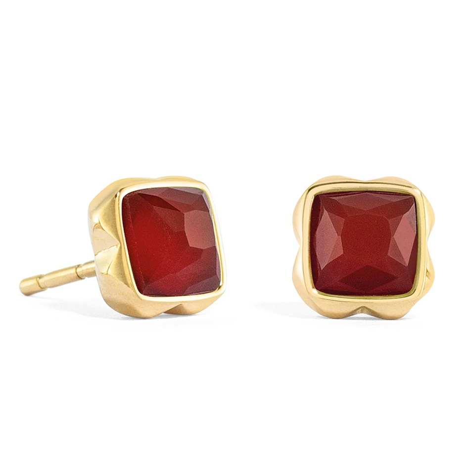 Серьги Coeur de Lion Red agate (January) 1301/21-0300
