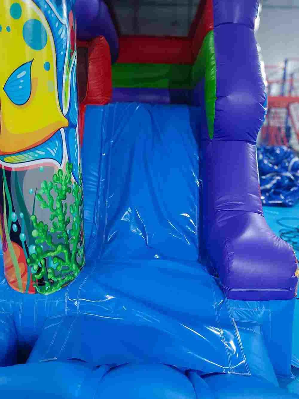 Коммерческий надувной батут "Морская сказка" 4*3,5*2,5 м