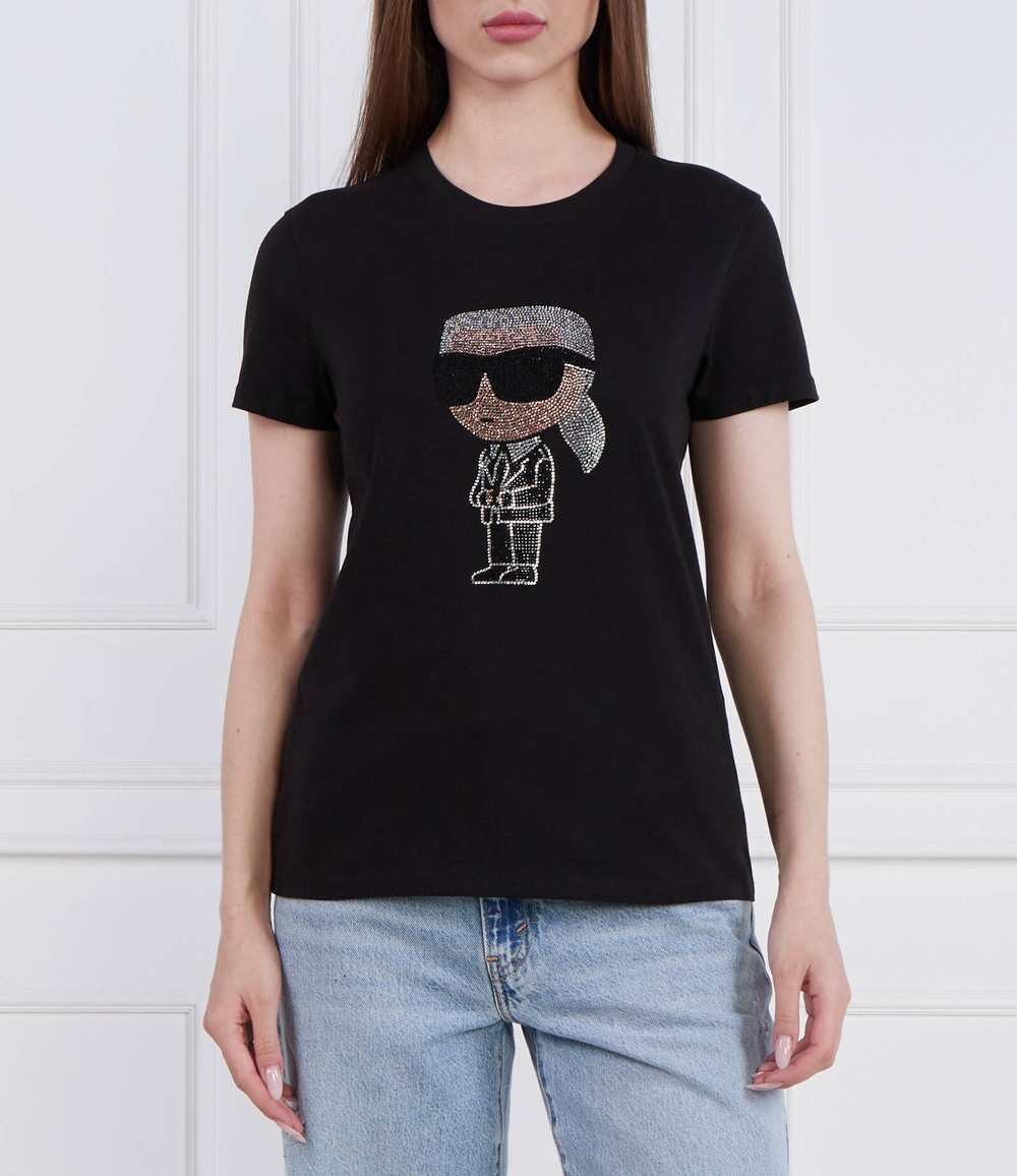 Футболка ikonik 2.0 Karl Lagerfeld - черный(230W1770)