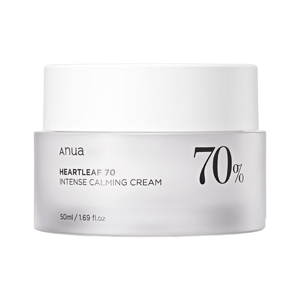 Интенсивный барьерный крем на основе хауттюйнии Anua Heartleaf 70% Intense Calming Cream 50 мл