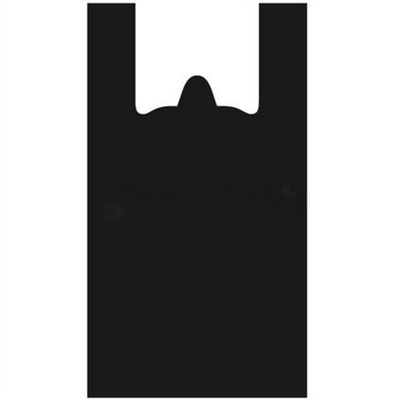 Пакет-майка ПНД 30+16х55 (30 мкм) черная Солпласт (100/1000 шт.)