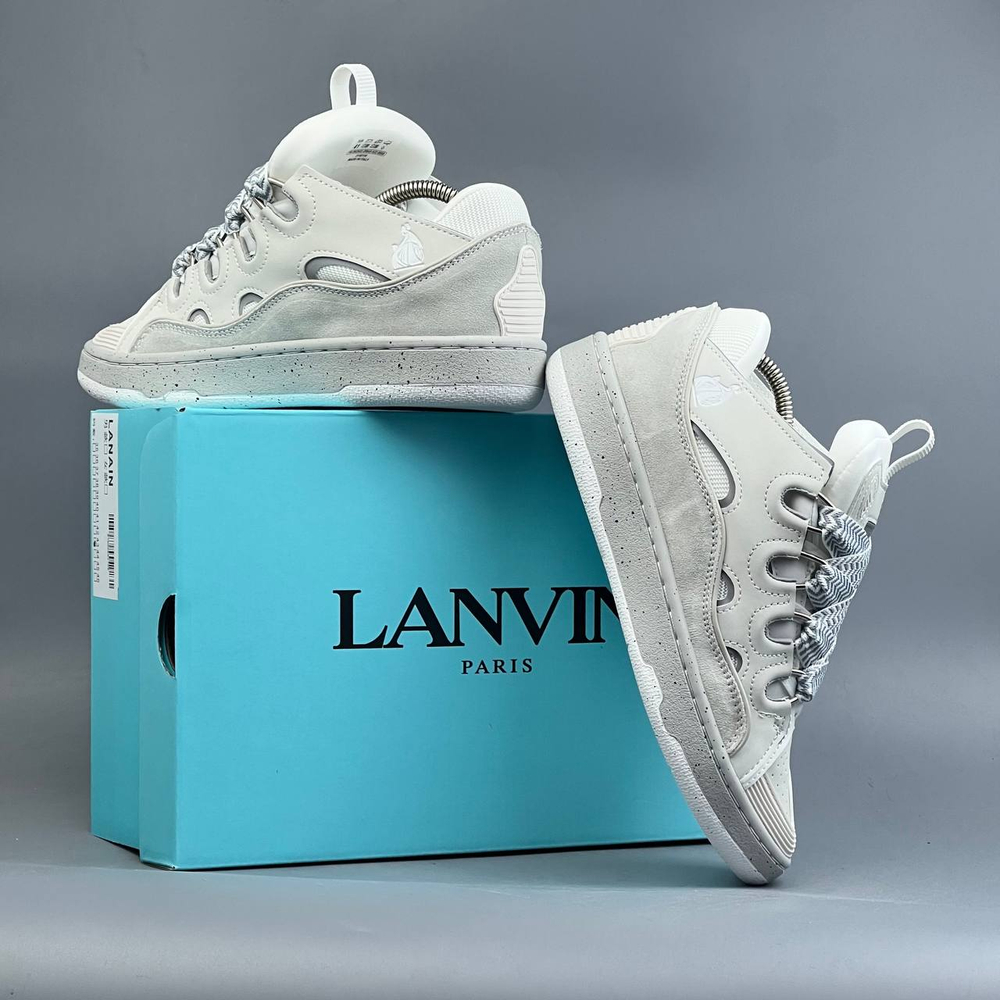 Кроссовки Lanvin Сurb #513 (сер.)