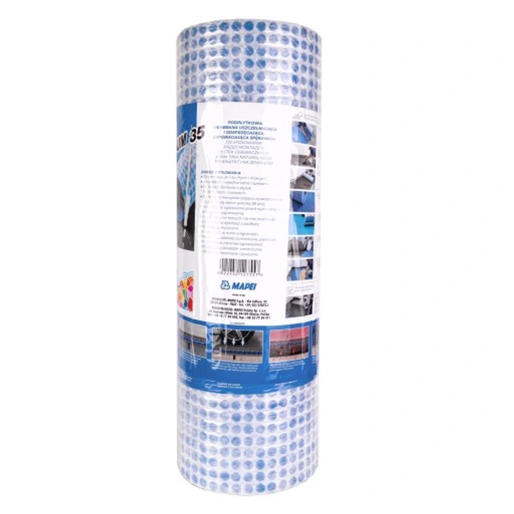 Мембрана разделительная Mapeguard UM 35,30 м (Мапейгуард, под керамогранит, против трещин и воды)