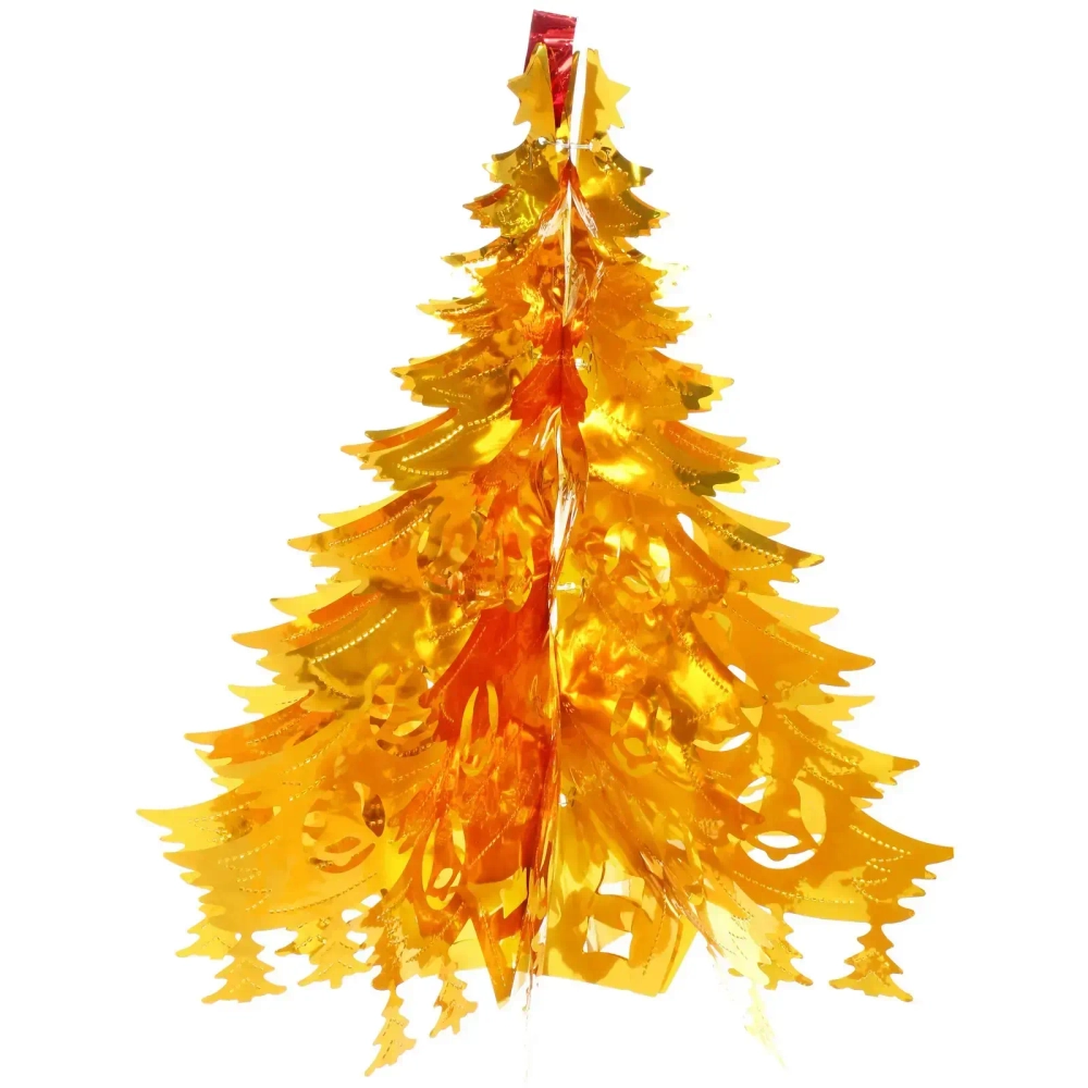 Украшение фольгированное «Волшебная ёлочка» d-40 см, Золото