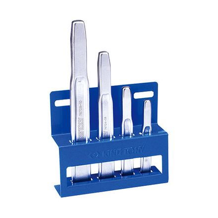 Цена на KING TONY (11104PR) Набор зубил на подставке, усиленные, 4 предмета