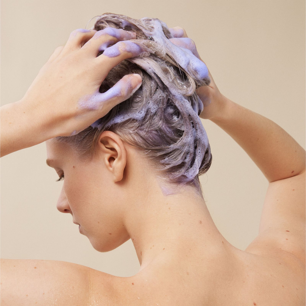 Aveda Blonde Revival Purple Toning Shampoo - фиолетовый тонирующий шампунь /   40  ml  / GTIN 018084030417