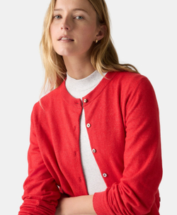 Кардиган женский LEVI'S TARA CREWNECK CARDI TRUE RED TRIBLEND