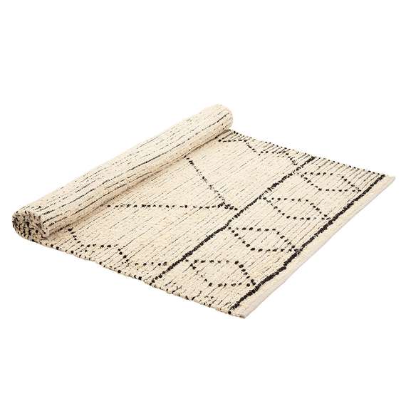 Ковер из переработанного хлопка dispur из коллекции ethnic, 120х180см