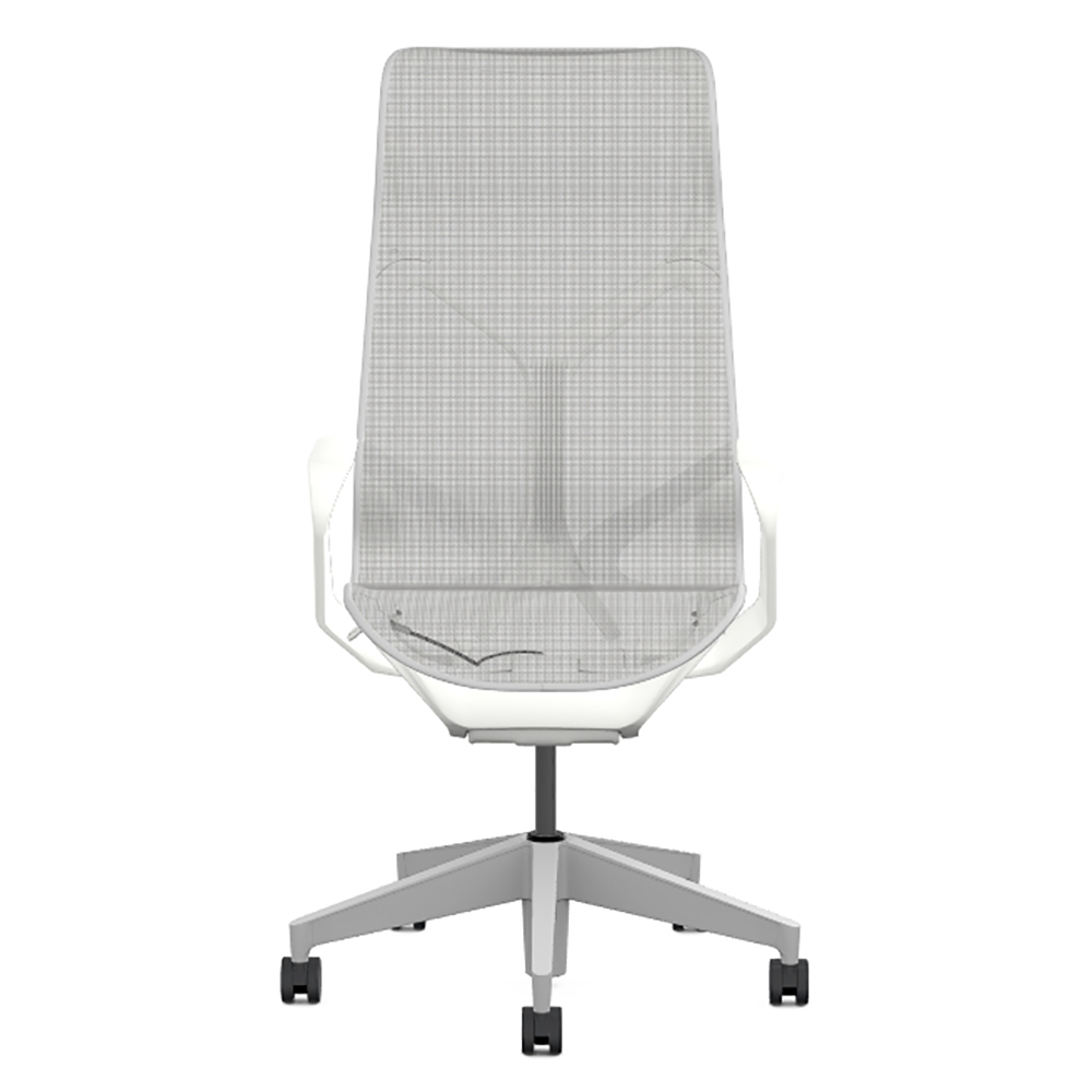 Кресло Herman Miller Cosm, высокая спинка, цвет Mineral, нерегулируемые подлокотники