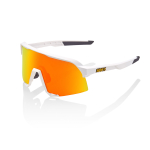 Спортивные очки 100% S3 Soft Tact White - HiPER Red Mirror Lens