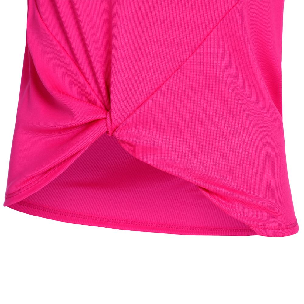 Женская теннисная майка Lucky in Love Twist Front Women - Pink