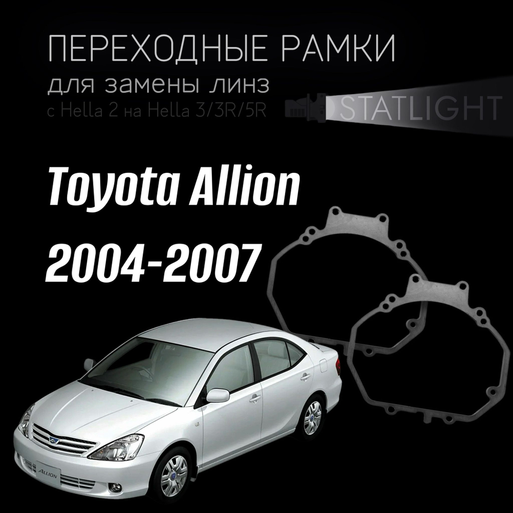 Переходные рамки для замены линз на Toyota Allion 2004-2007