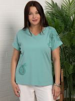 Блуза Время перемен (зеленая) Б16090-20М LT Collection