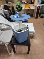 Стол пластиковый мини-бар Tagliamento Pop Up Cool Bar, синий, белый